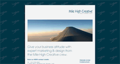 Desktop Screenshot of milehighcreative.com